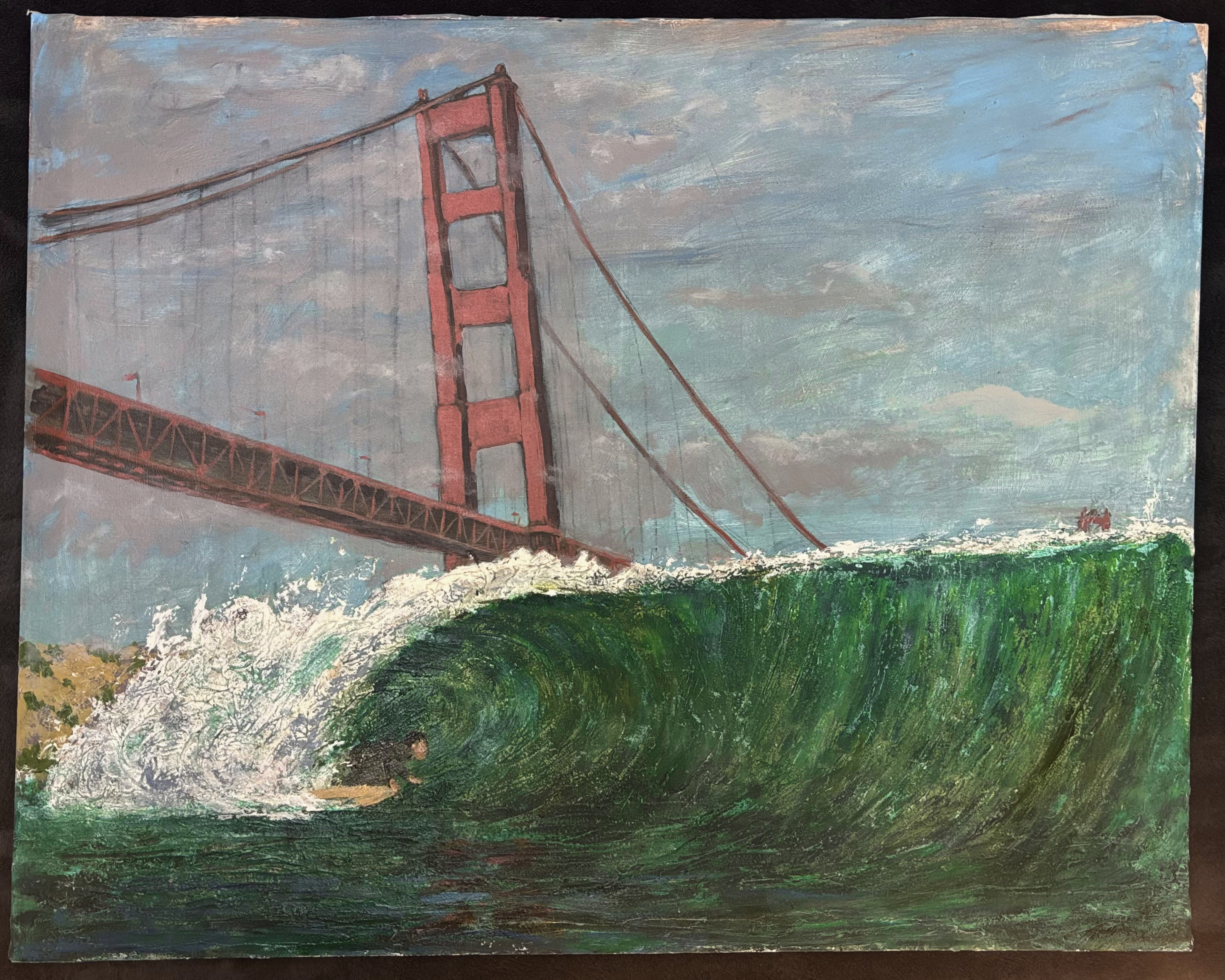 Fort Point — impasto surf painting