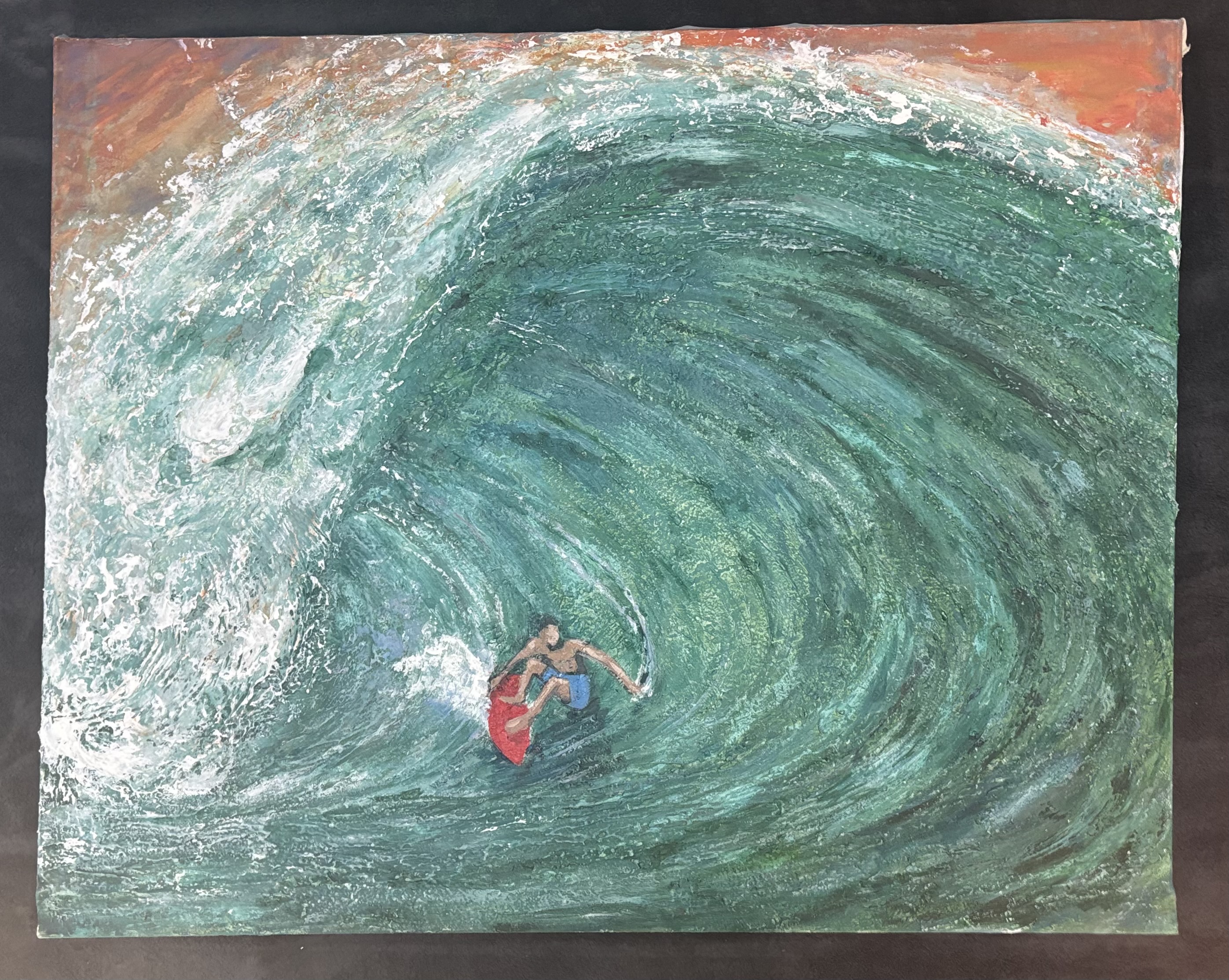 The Wedge — painting on canvas