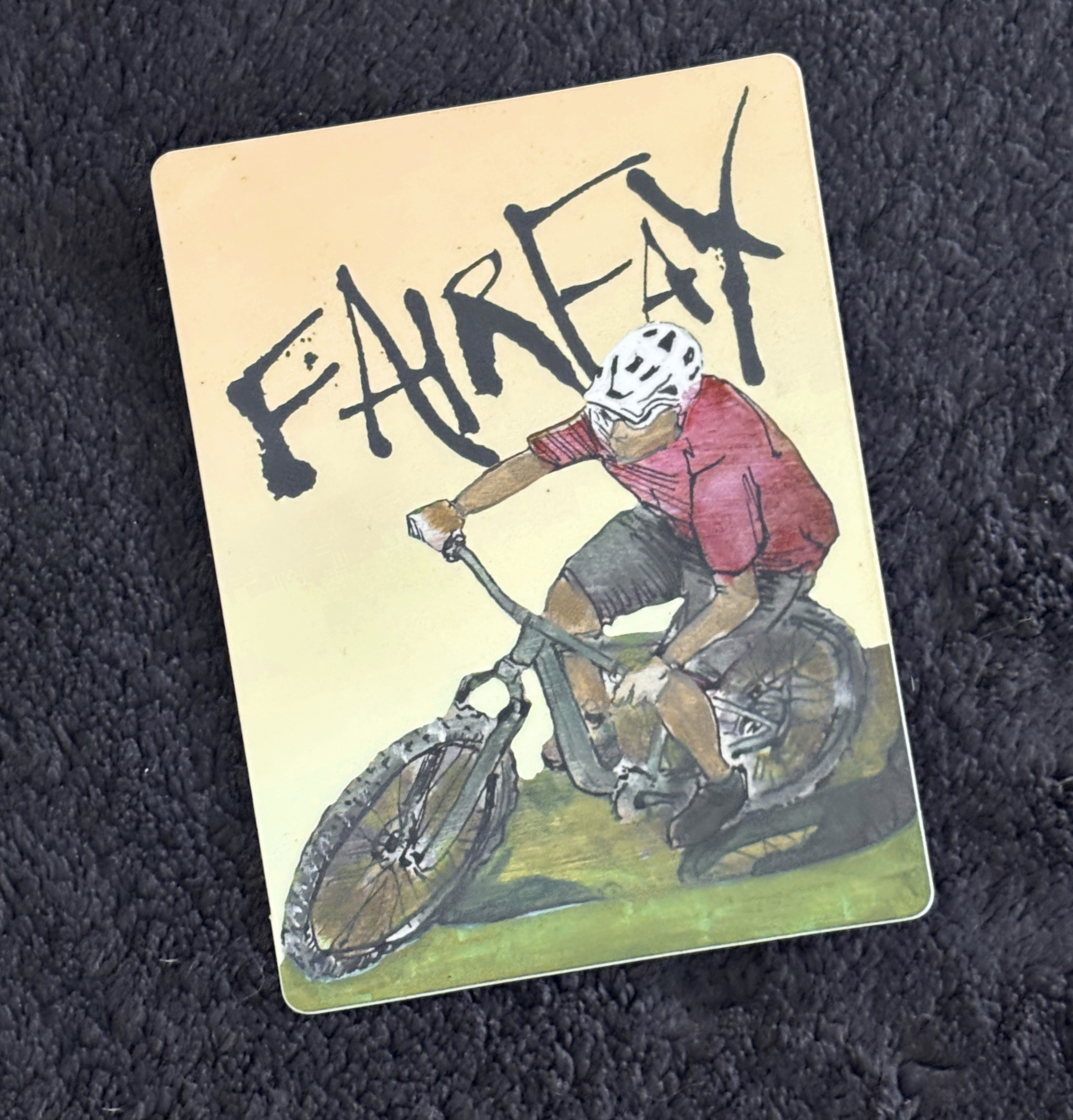 Fairfax mountain bike sticker
