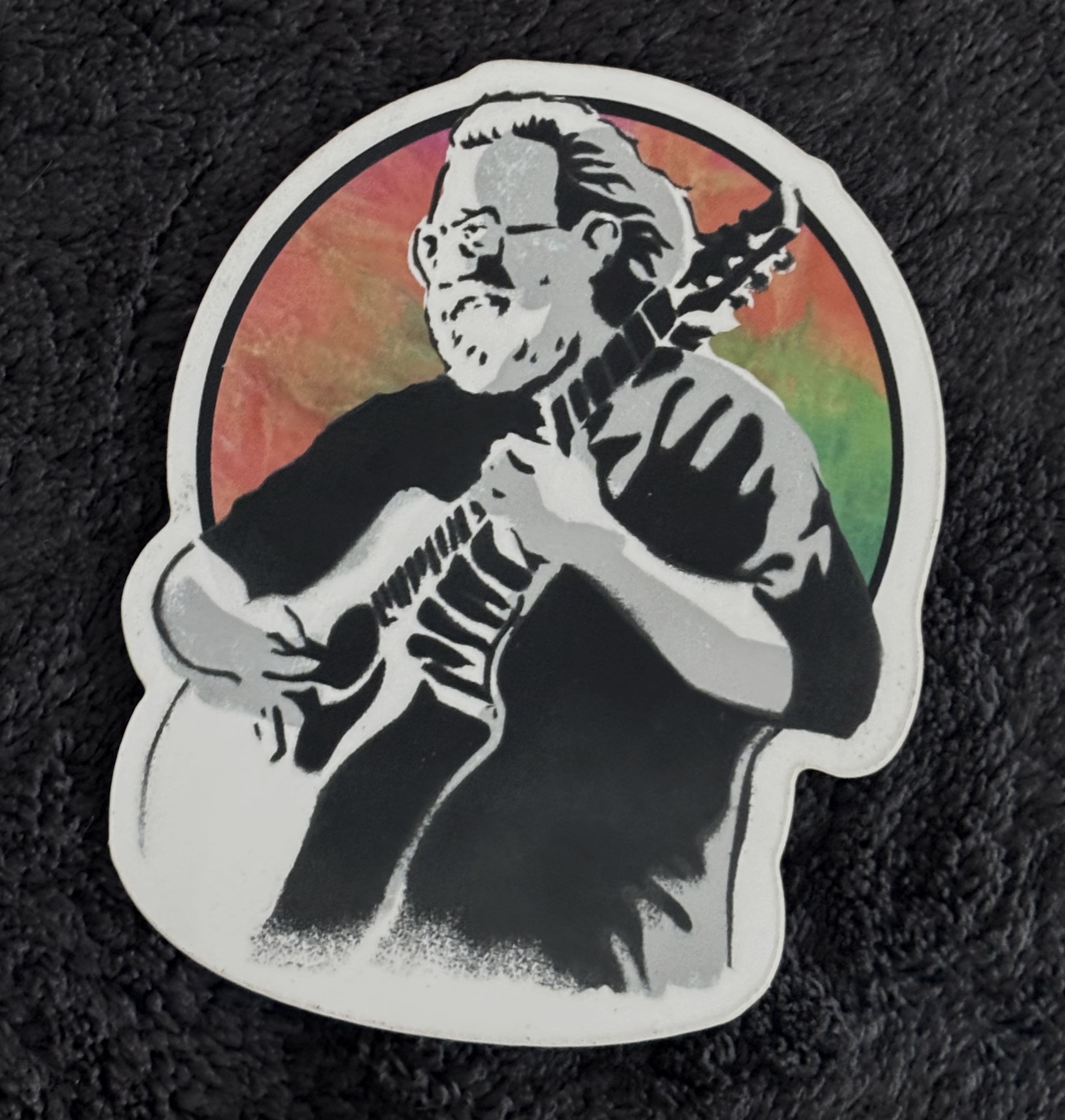 Jerry Garcia guitar sticker